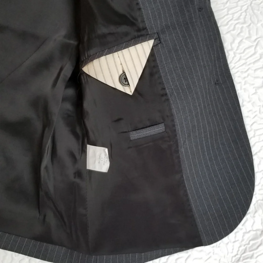 J.Crew Pinstriped Jacket Blazer Super 120s Wool
